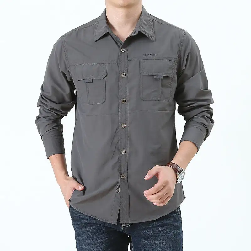 Men's Trekking Shirt With Utility Pockets