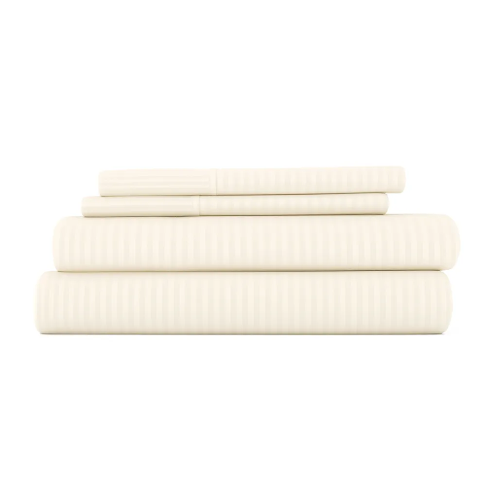 Striped Embossed Sheet Set