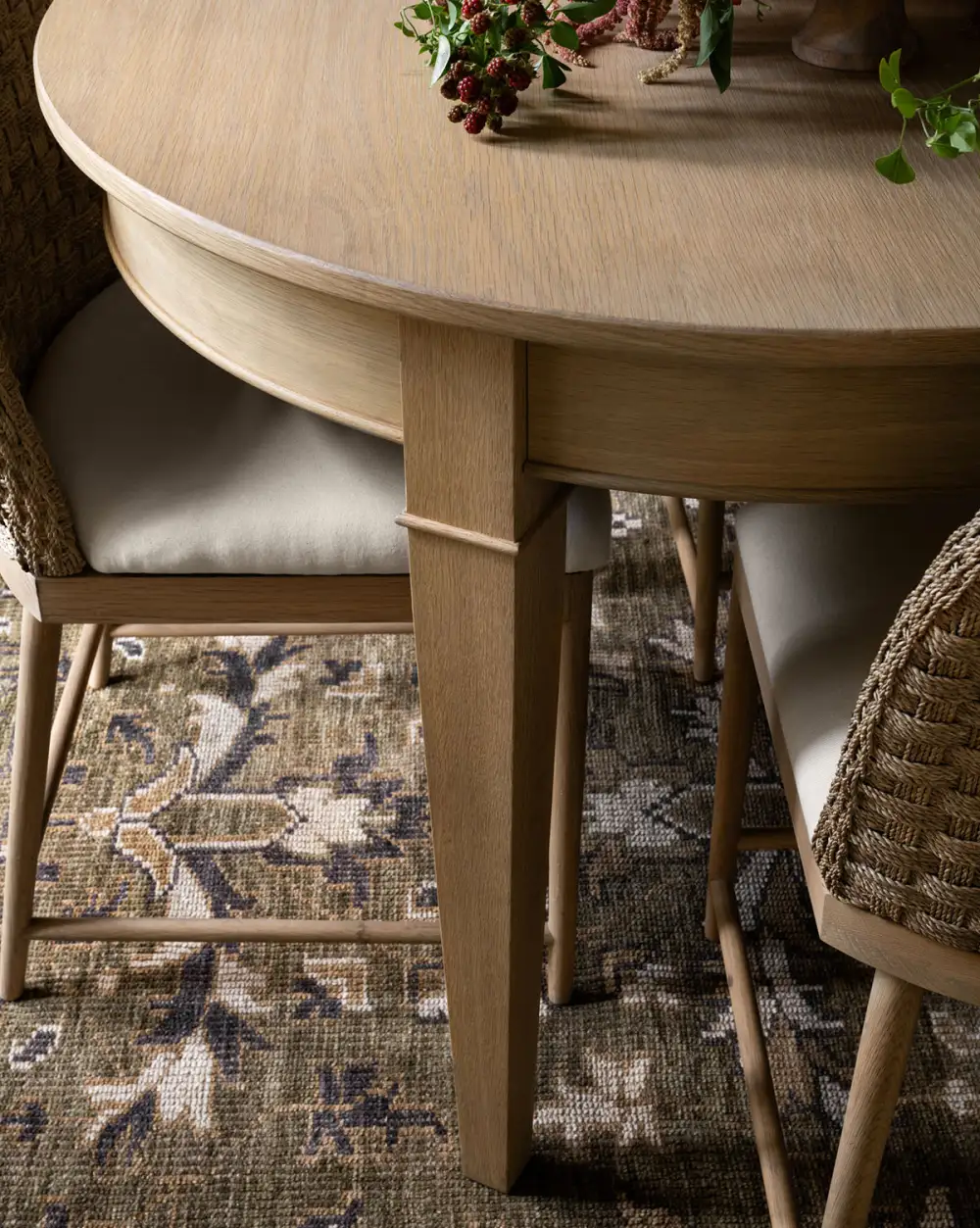 Soft-Underfoot Hand-Knotted Wool Area Rug