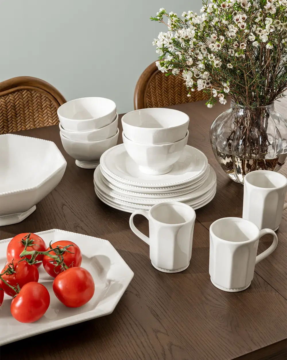 Textured Stoneware Bowl Set