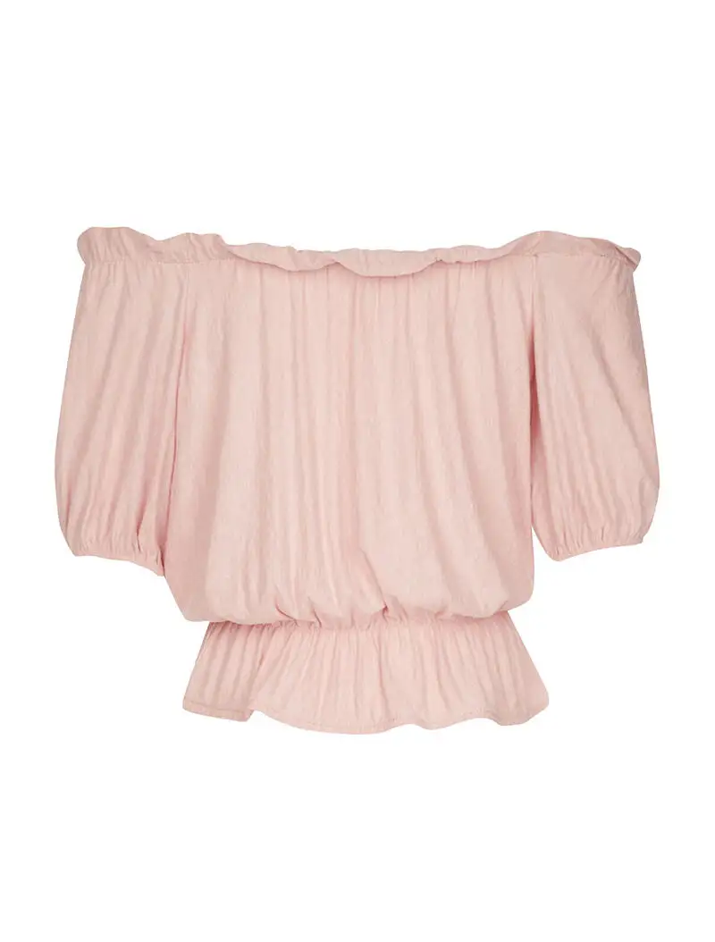 Refined Short Sleeve Solid Blouse