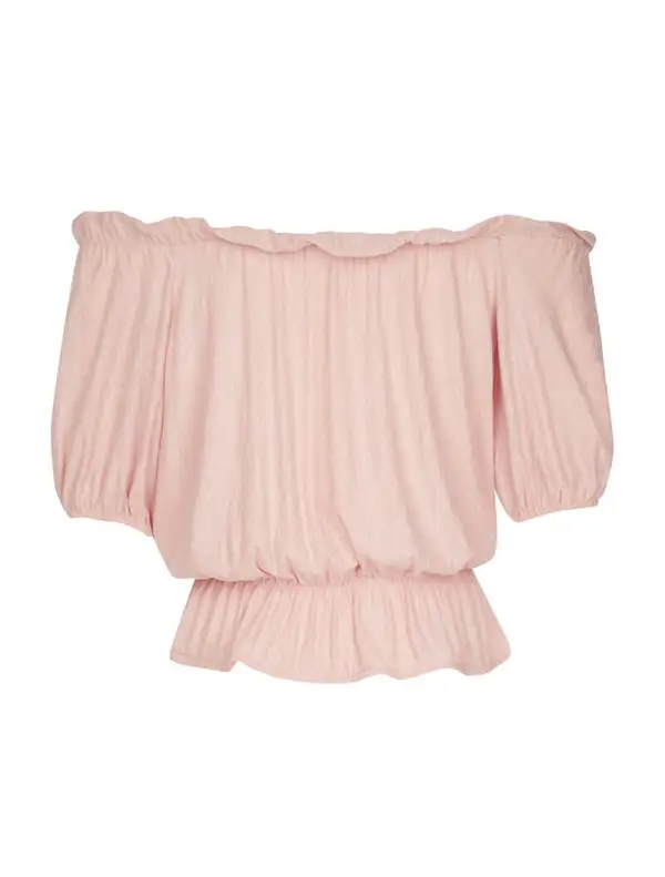 Refined Short Sleeve Solid Blouse