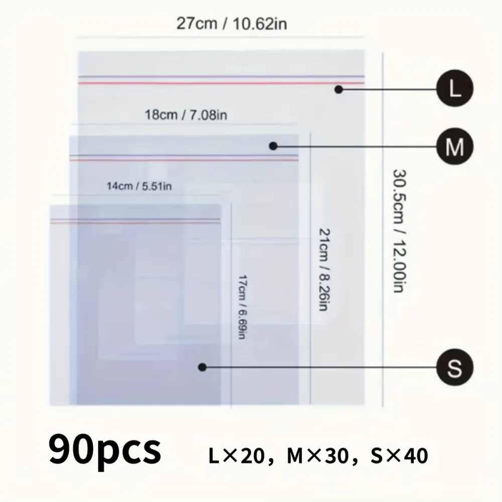 Airtight Refrigerator Storage Bags