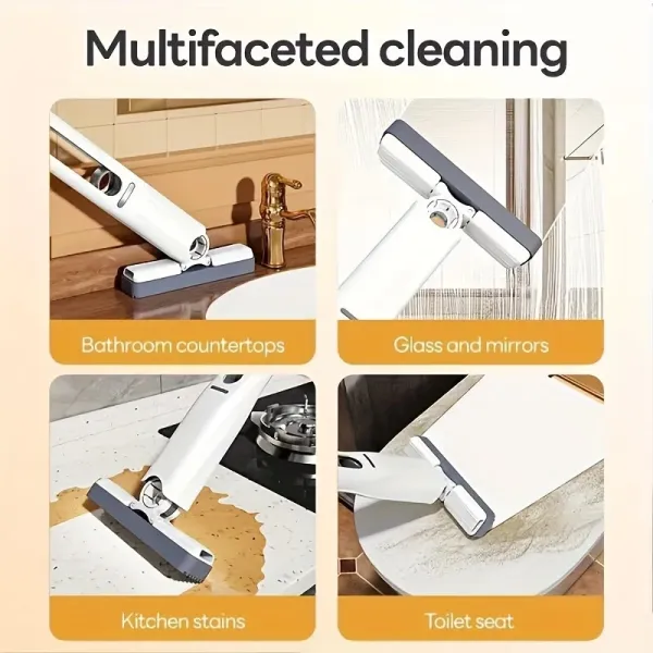 Foldable Mirror Cleaning Squeegee