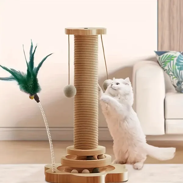 Multi-Function Cat Scratch Tower