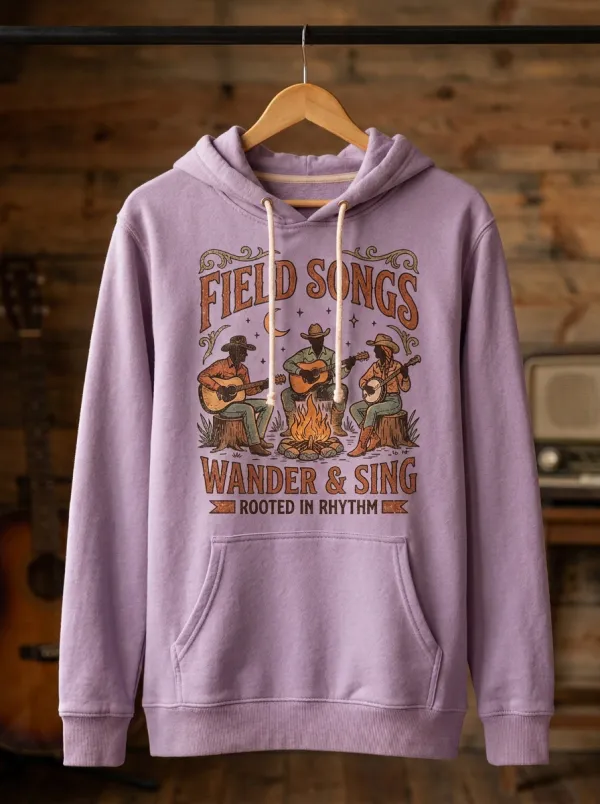 Campfire Unisex Country Music Pullover Hoodie