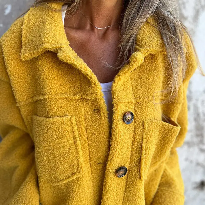 Plus Size Sherpa Style Jacket