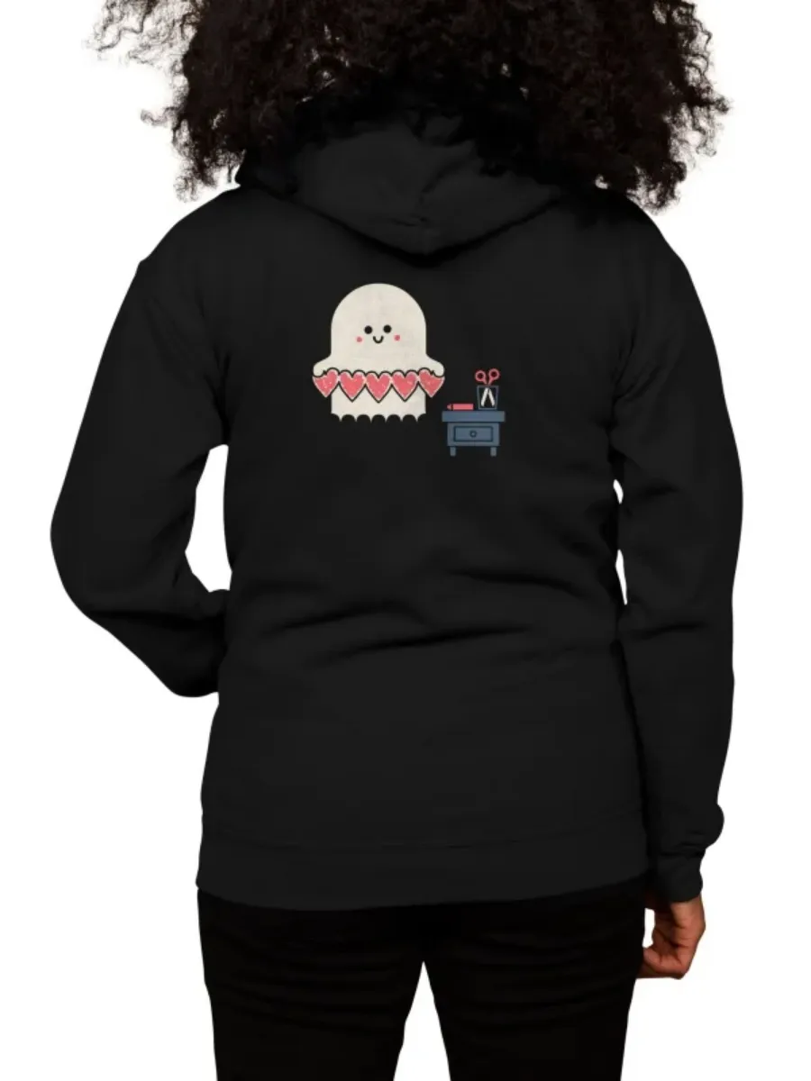 Cute Ghost Sewing Hoodie