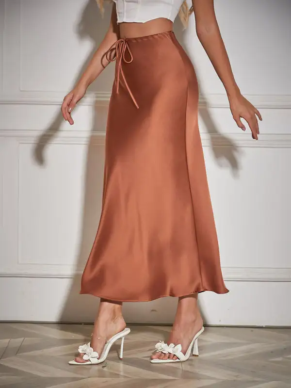 Fluid Airy Halter Skirt