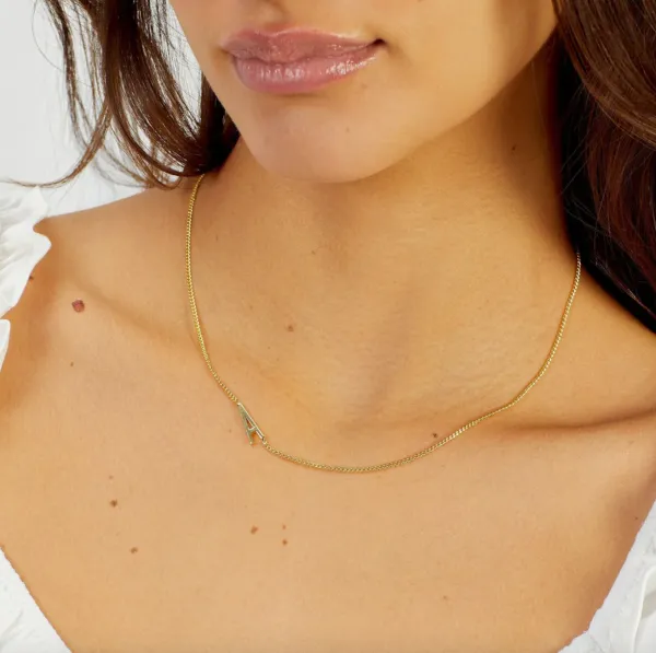 Classic Initial Pendant Necklace