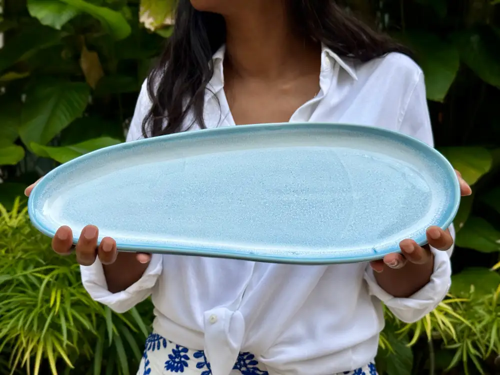 Organic Freeform Sharing Serving Platter
