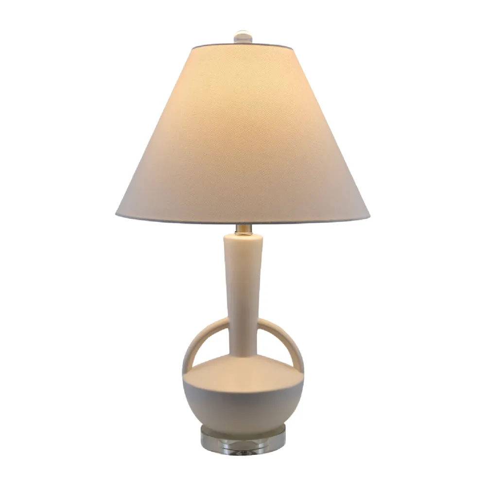 Empire Linen Ceramic Table Lamp