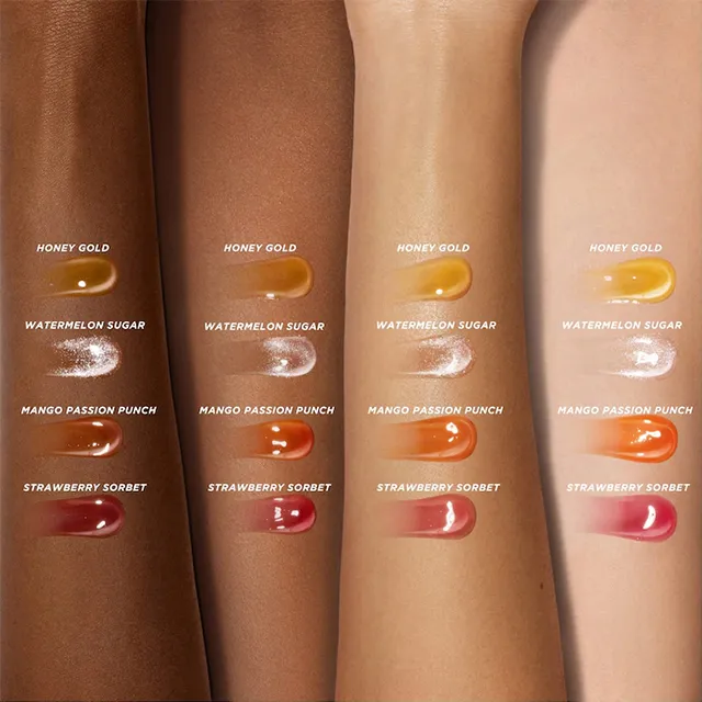 Water wave light sensitive mirror lip gloss with long-lasting makeup and color retention lip gloss
