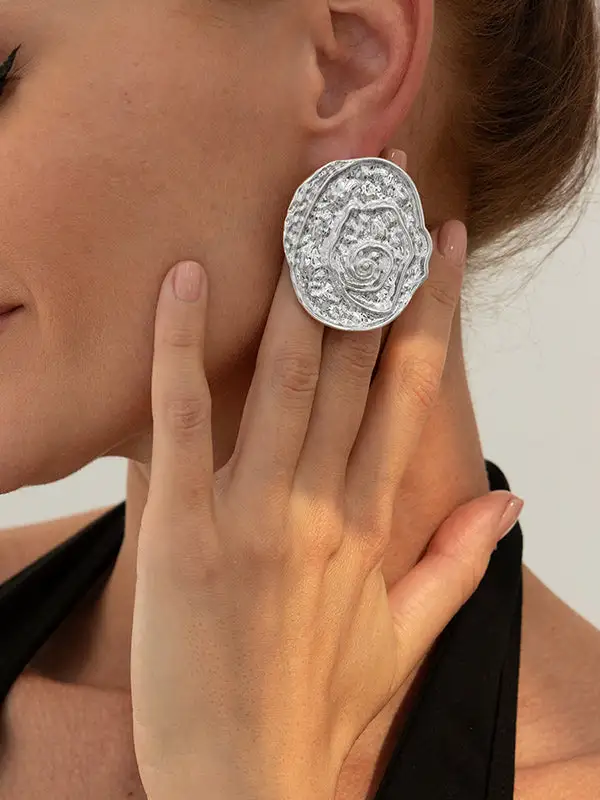 Balanced Abstract Drop Earrings