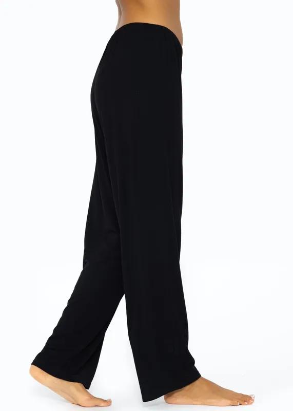 Black Jersey Everyday Pants