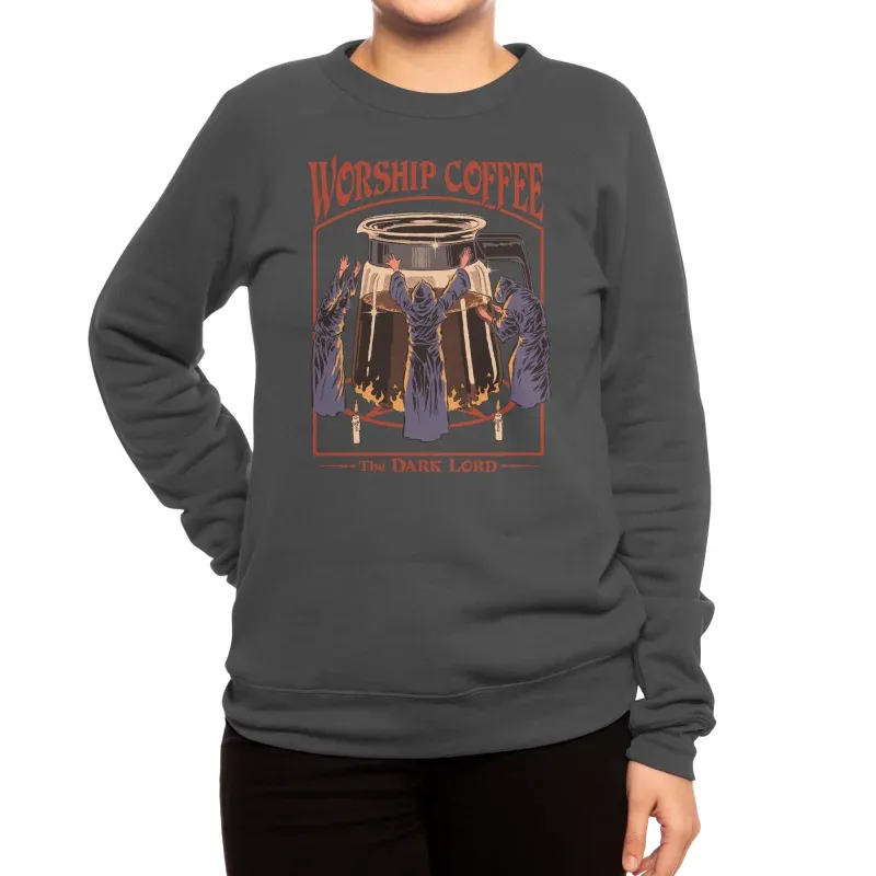 Coffee Design Crew Neck Sweatshirt