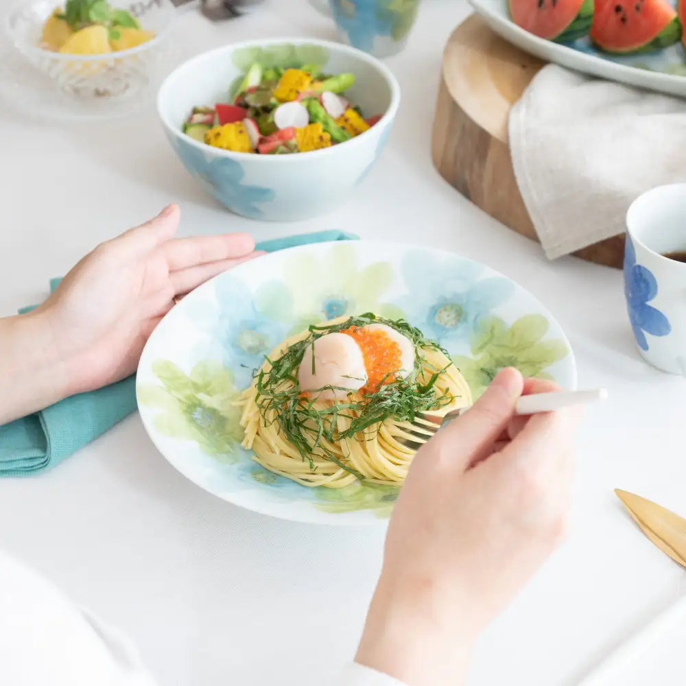 Floral Deep Dinner Plate
