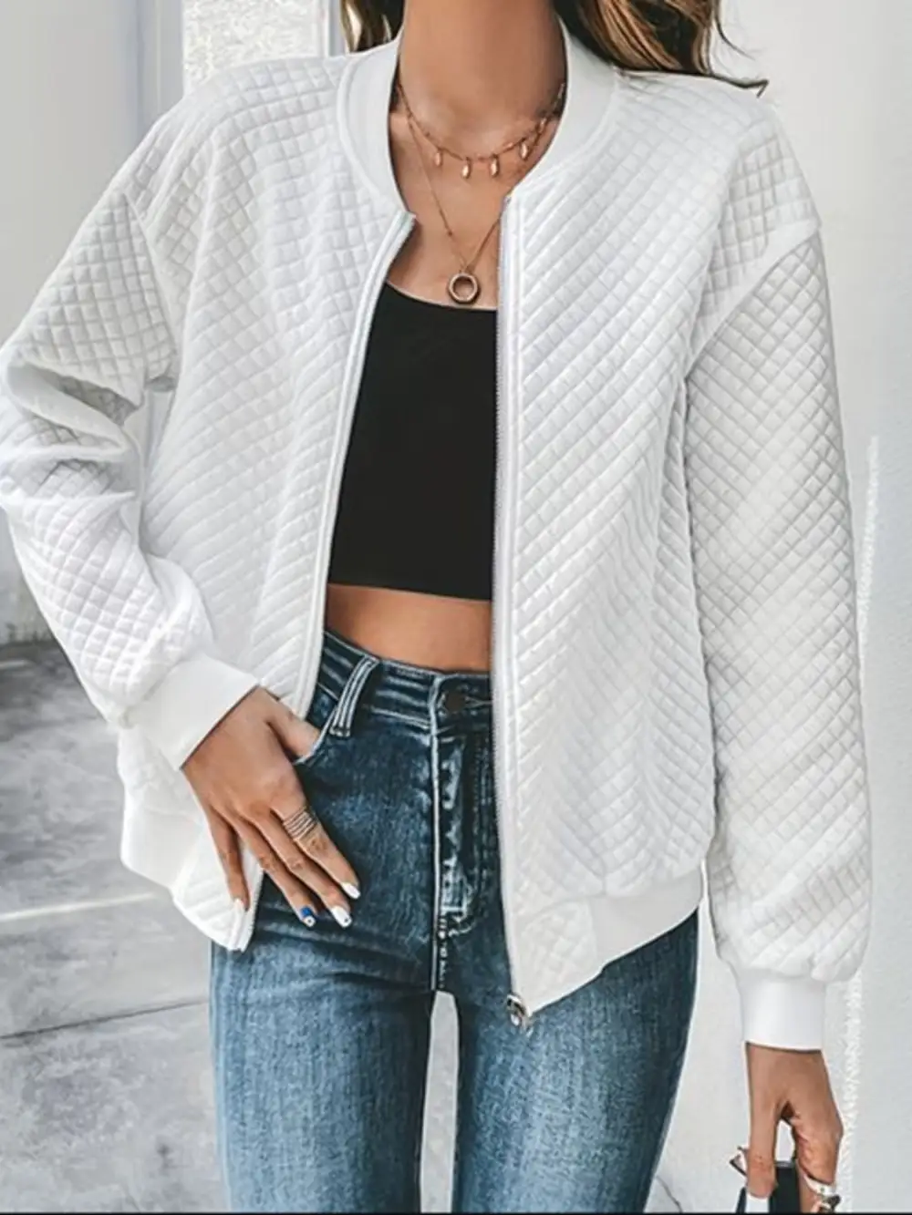 Refined Zip-Up Jacket