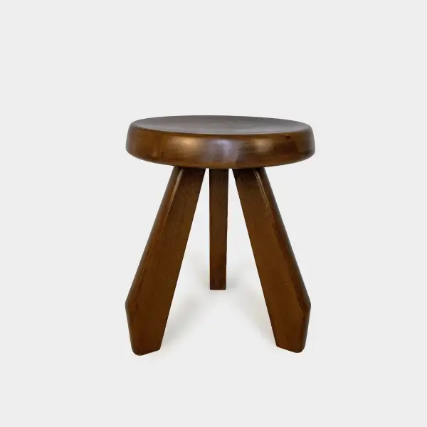 Rustic Wood Accent Stool