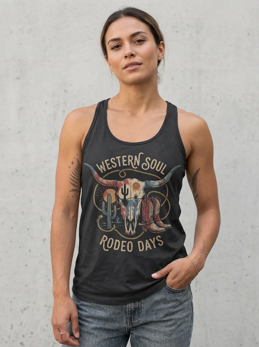 Western Soul Rodeo Tank Top