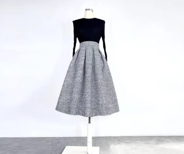 Versatile Campus Everyday Casual Wool Skirt
