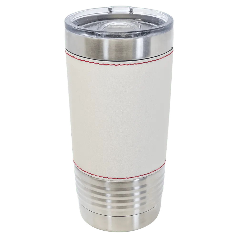 Leatherette Finish Sports Travel Mug