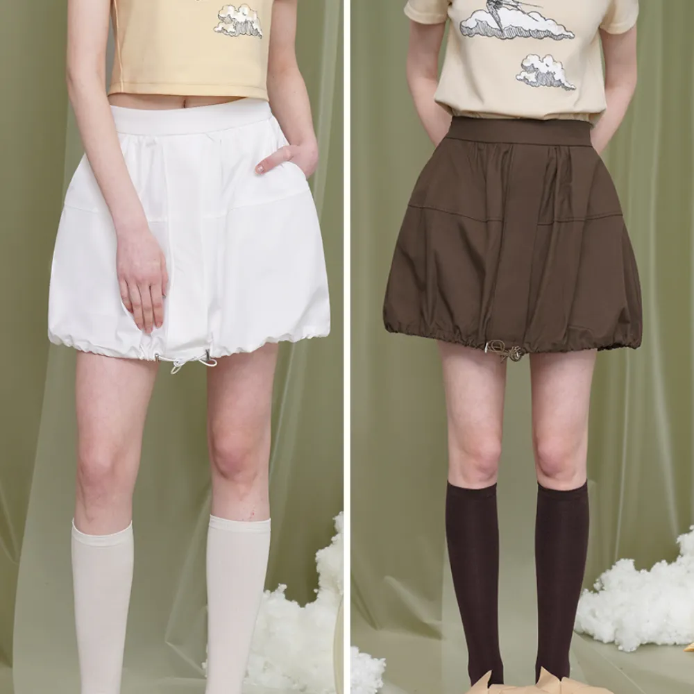 Effortless Summer Everyday Casual Polyester Skirt