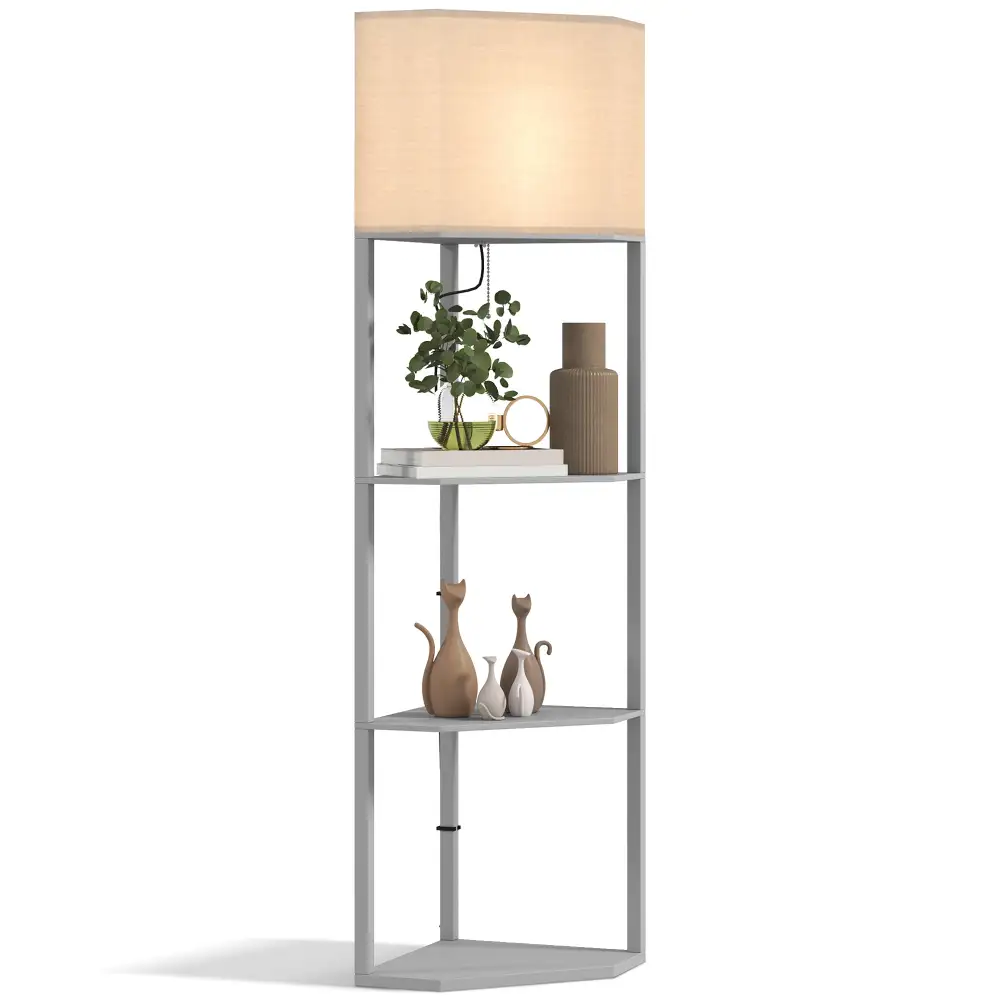 Weekend LED Shelf Pull Chain Corner Floor Lamp