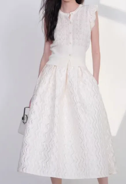 Festival Everyday Casual Embroidered Skirt