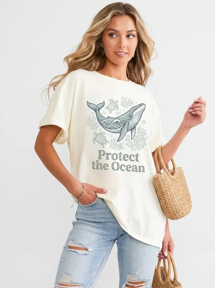 Ocean Lover Whale T-Shirt