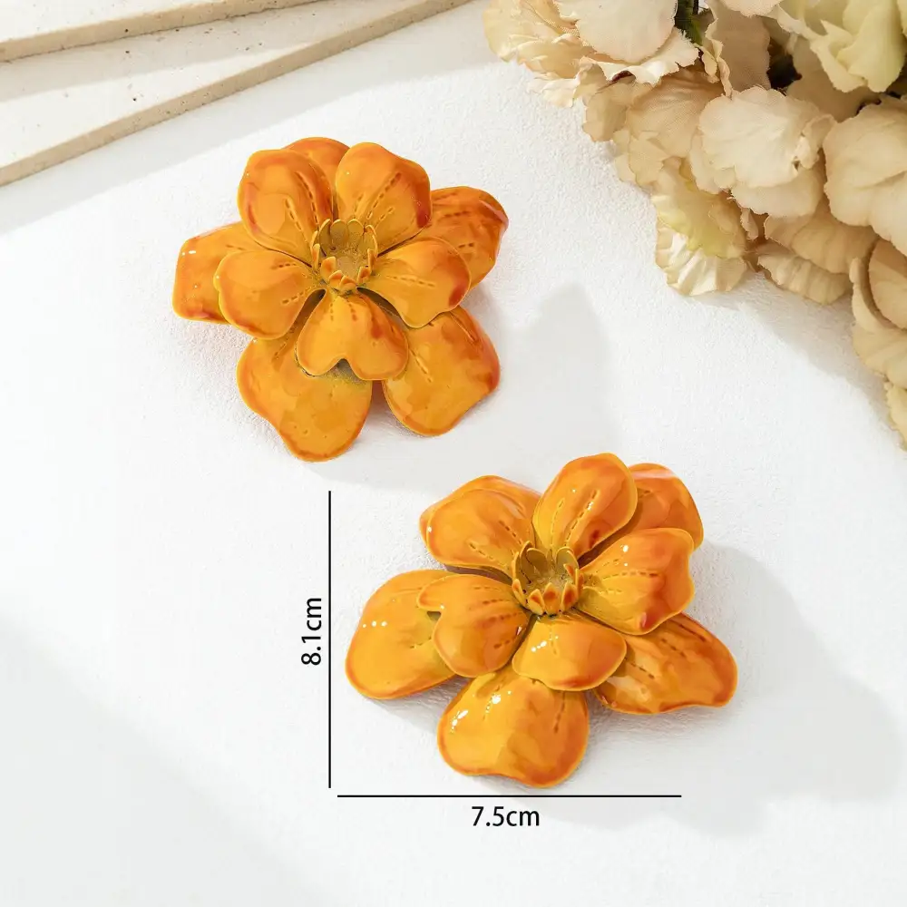 Vintage Elegant Flower Earrings