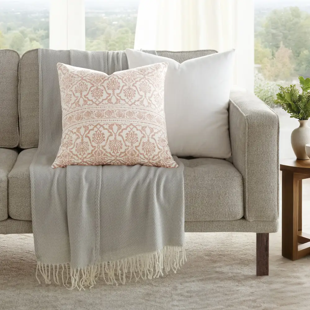 Antique Floral  Throw Pillows