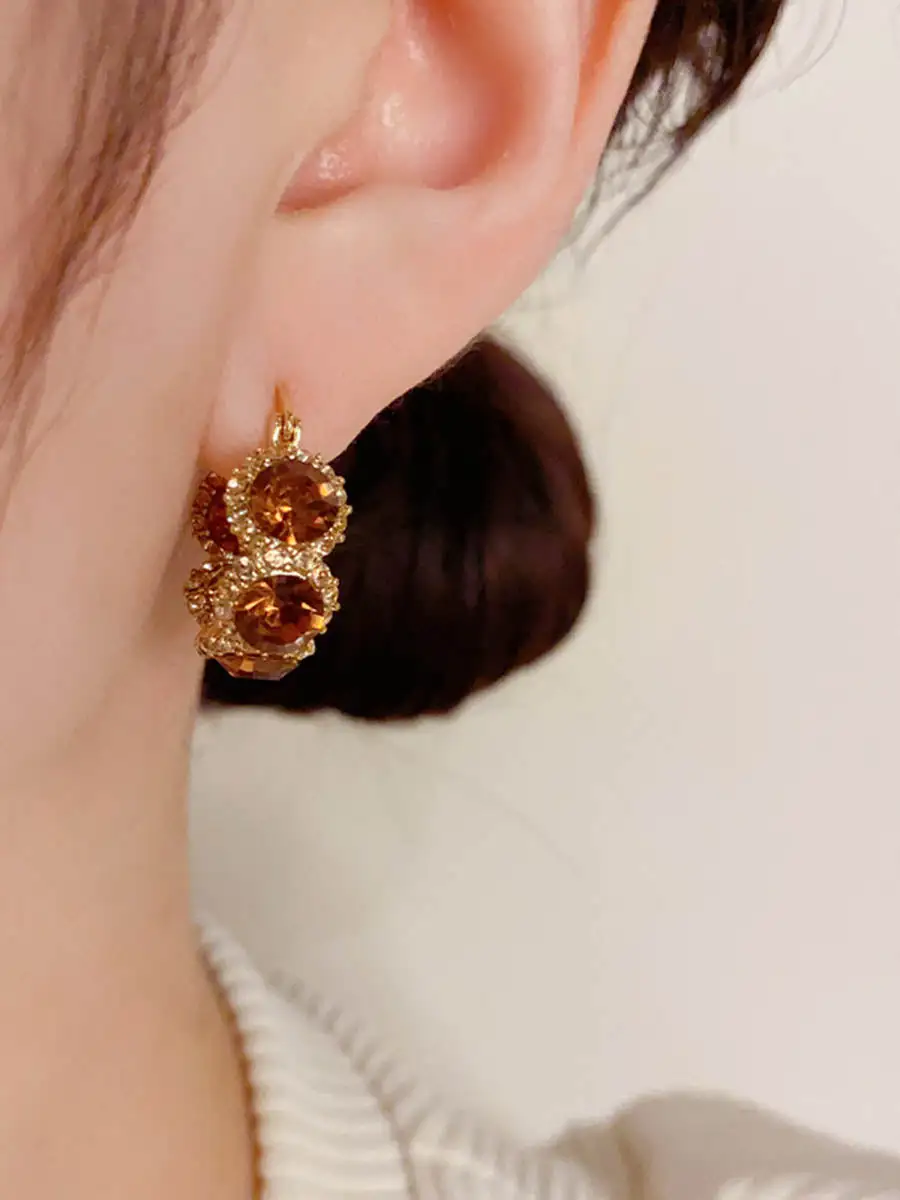 Streamlined Artisan-Inspired Accent Earrings