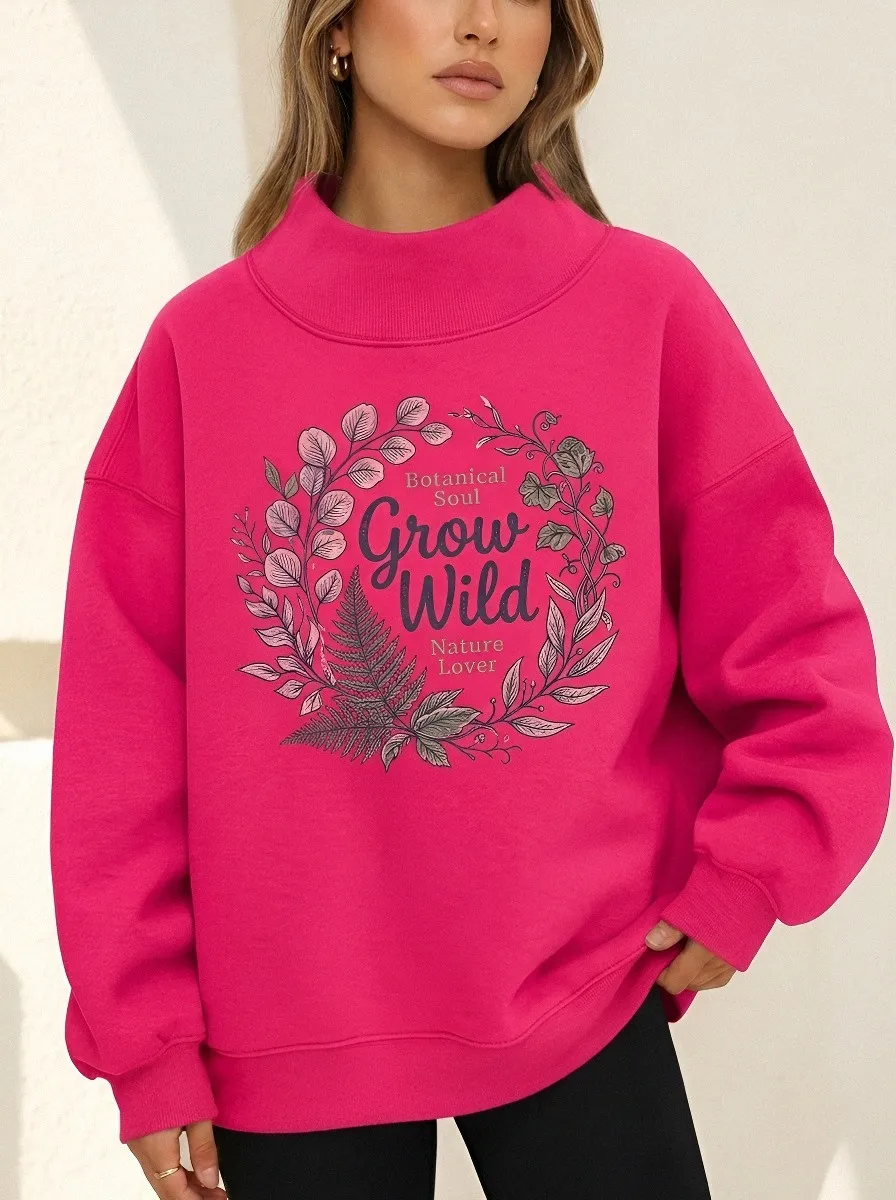 Nature Lover Botanical Sweatshirt