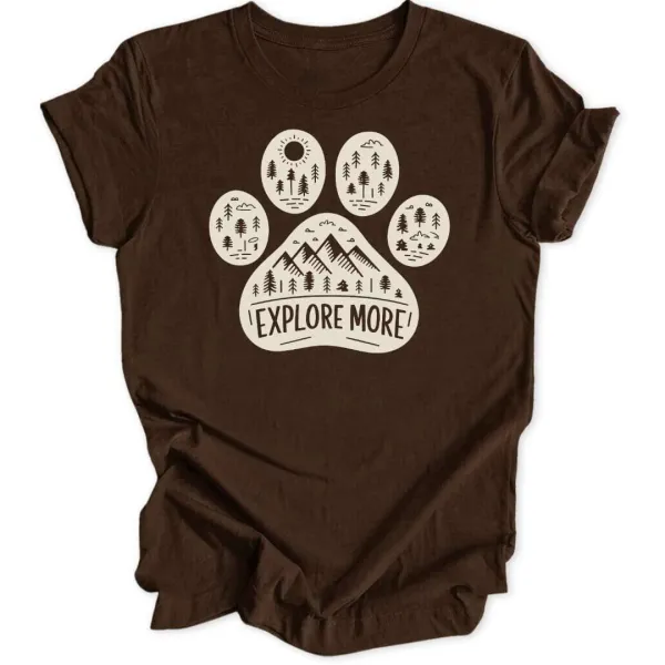 Explore Paw Women's T-Shirt