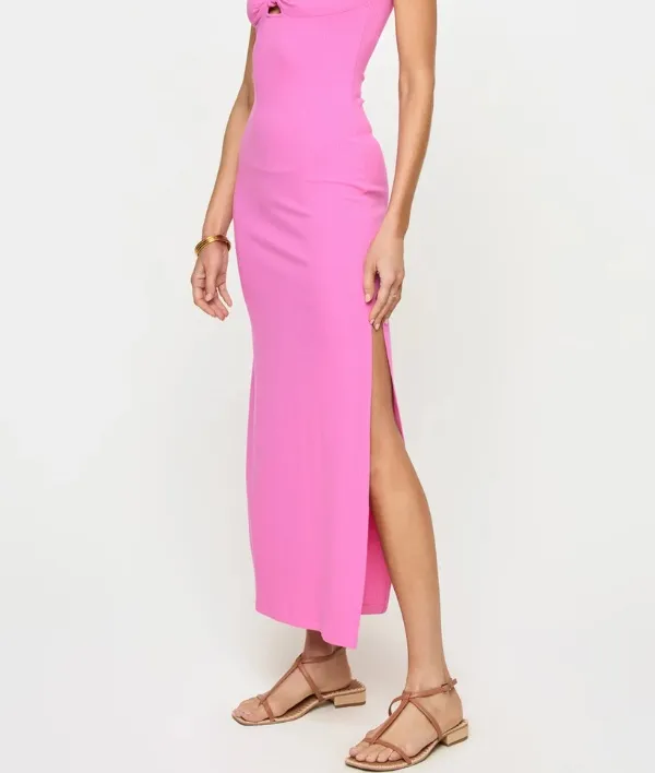 Twist Cutout Maxi Dress