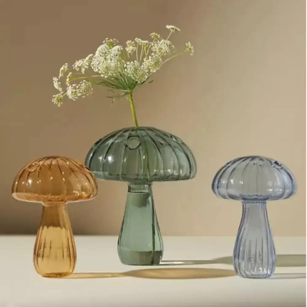 Glass Floral Decorative Table Vase