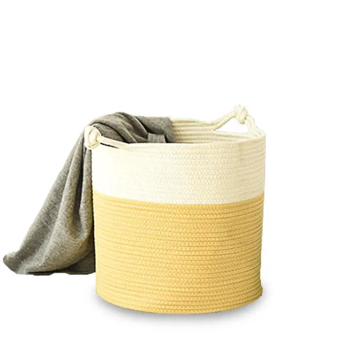 Practical Cotton  Laundry Basket