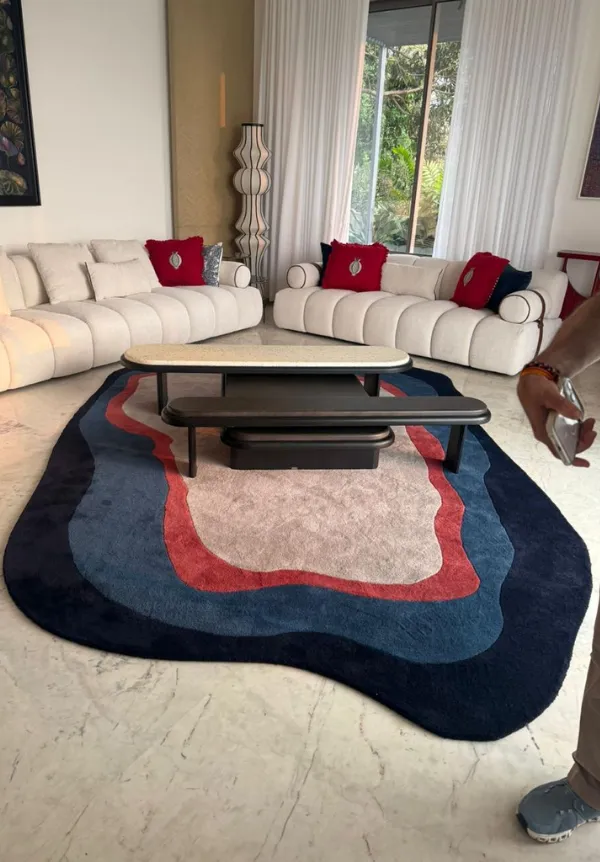Hand Tufted Abstract Contemporary Wool Area Rug