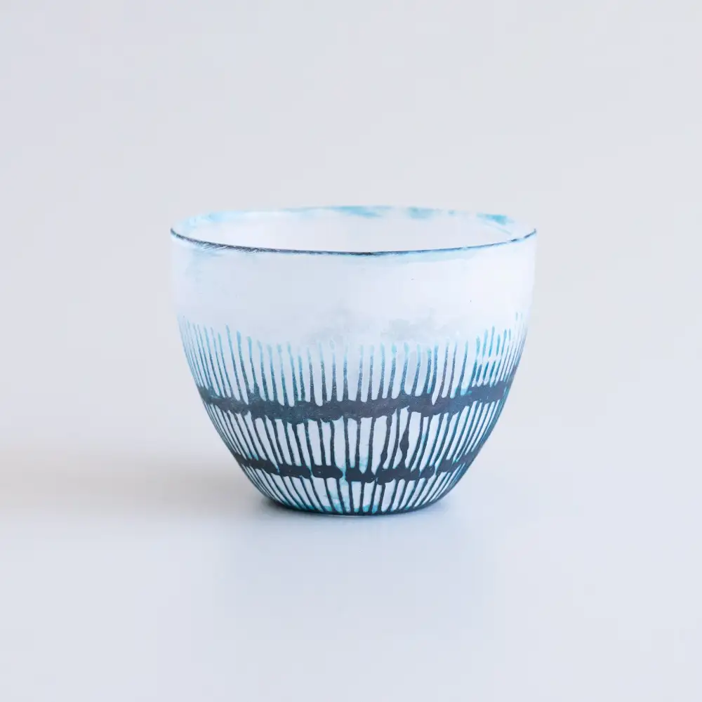 Compact Low Glass Drinking Cup