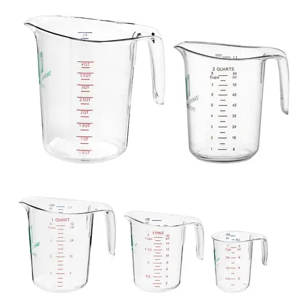 Polycarbonate Measuring Cup Set