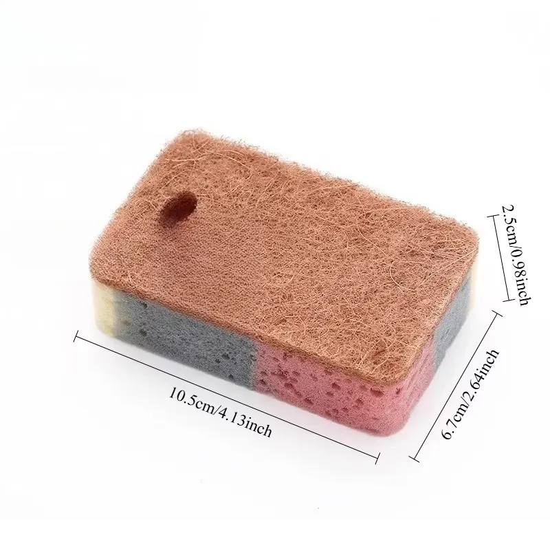 2 Pcs Multi-Color Kitchen Sponges