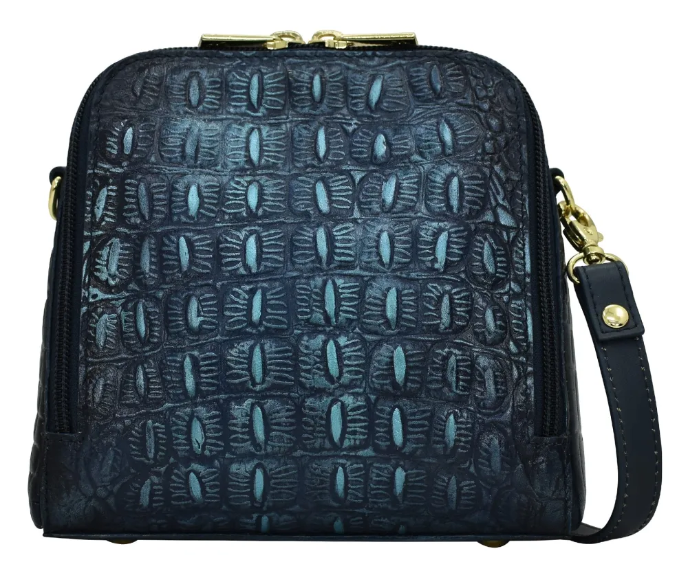 Zip-Around Organizer Crossbody Bag