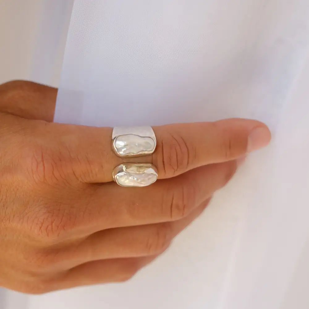 Mother Of Pearl Shore Ring