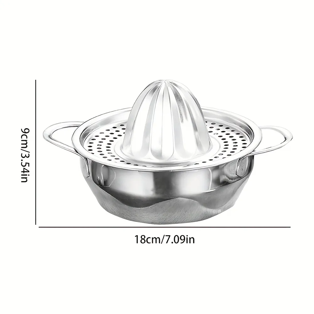Stainless Steel Double-Handle Manual Juicer