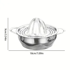 Stainless Steel Double-Handle Manual Juicer