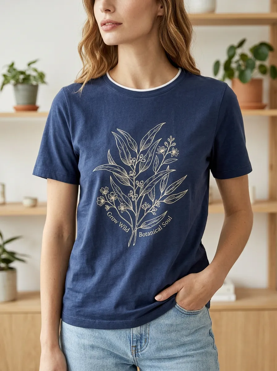 Nature Lover Botanical T-Shirt Classic