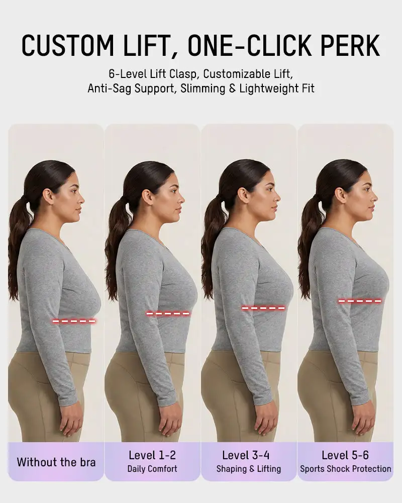 Piano Clasp™ 3D Lift Wireless Bra