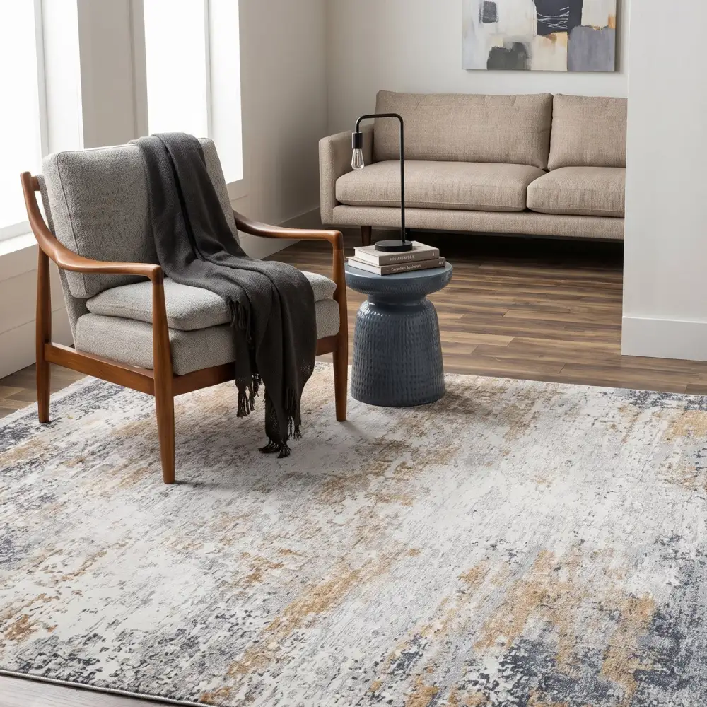 Blended Viscose Rug