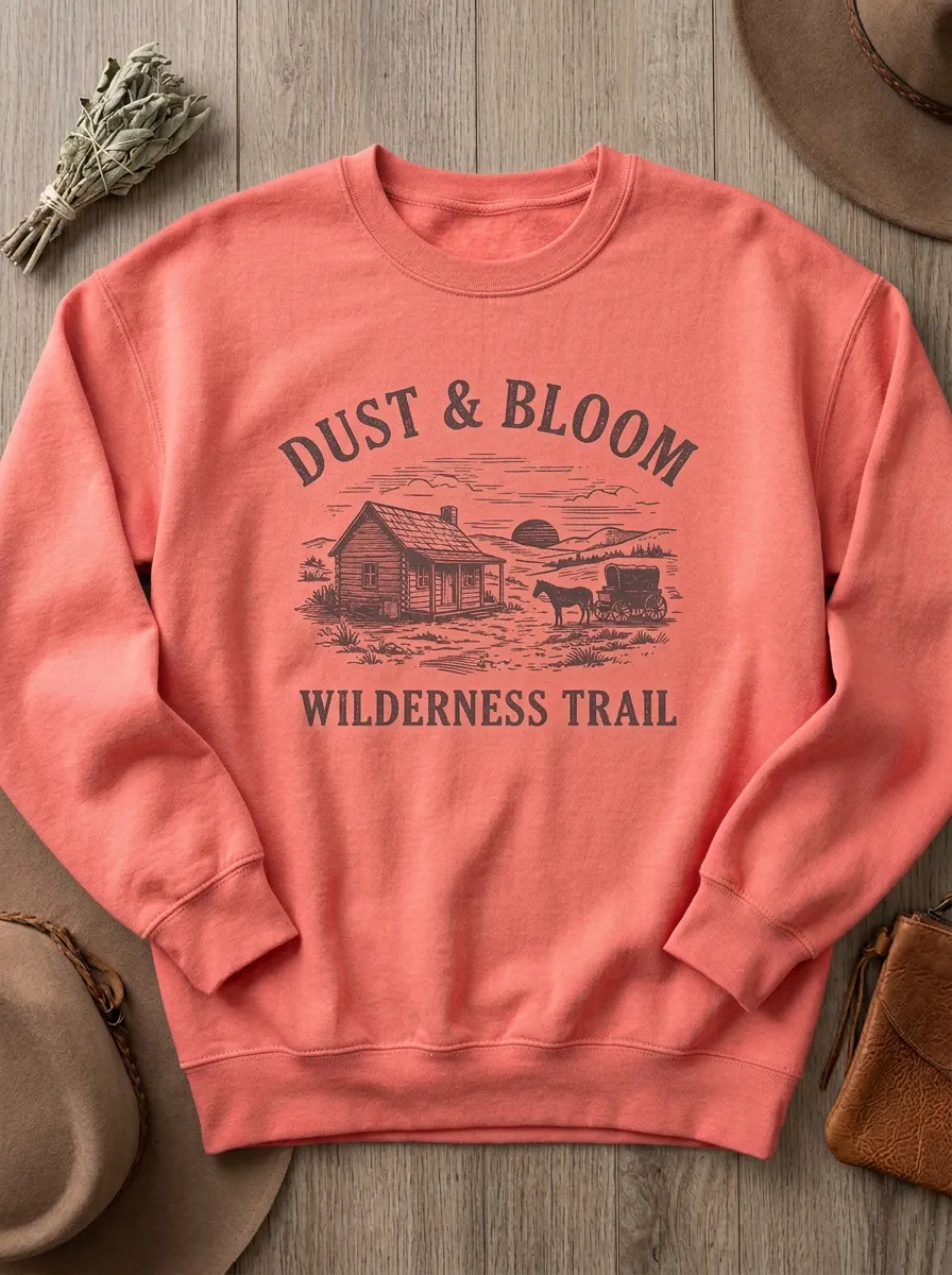 Cabin Unisex Western Crew Neck Sweatshirt